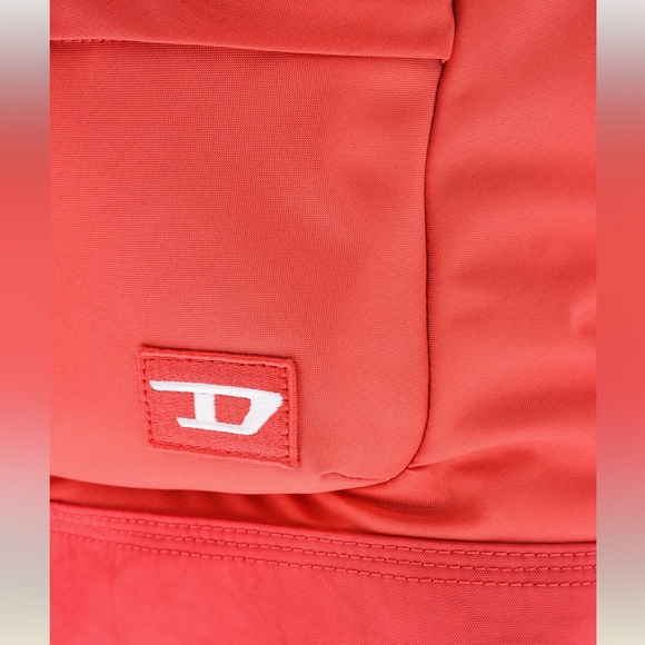 Diesel SOLID COLOR FARB BACKPACK WITH FRONT POCKET Red - Picture 5 of 6